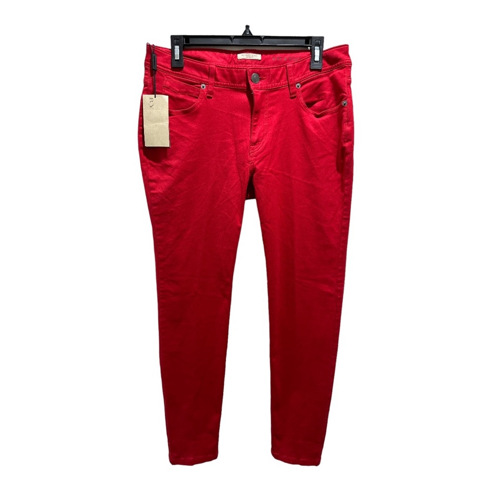Burberry nwt red jeans size 31 skinny